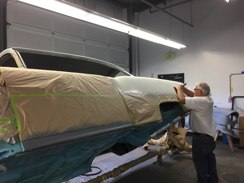 Illustration for article titled 1955 Chevy Bel Air Project Update- Body in full color!